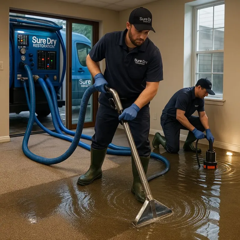 Water Extraction and Removal process in Drexel Hill, PA